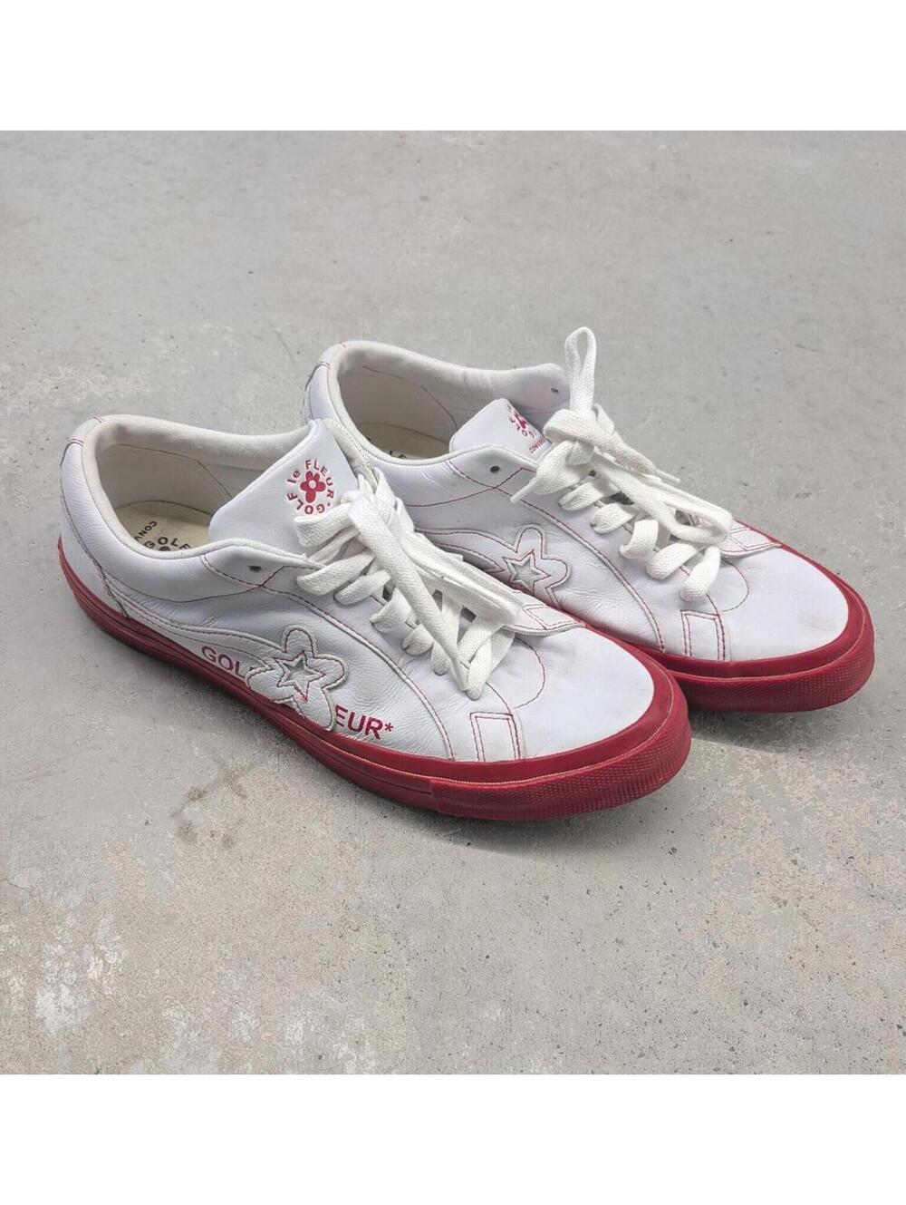 Converse All Star Golf Le Fleur Racing Red White Sneakers